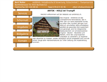 Tablet Screenshot of antikholz.ch